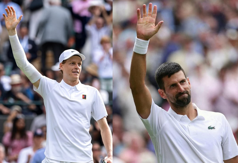 Novak Djokovic vs jannik Sinner