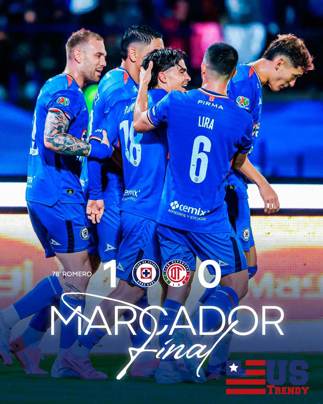 Cruz Azul vs Toluca